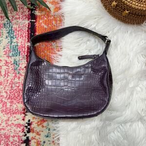 Vintage Y2K 2000s Nine West Purple Mini Top Handle Purse Bag Micro